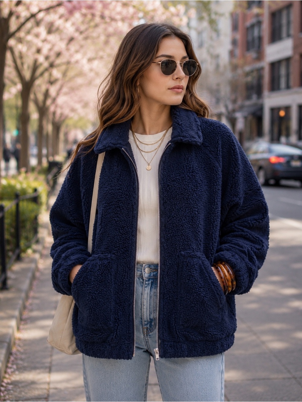 Fleece Zip up Teddy Jacket